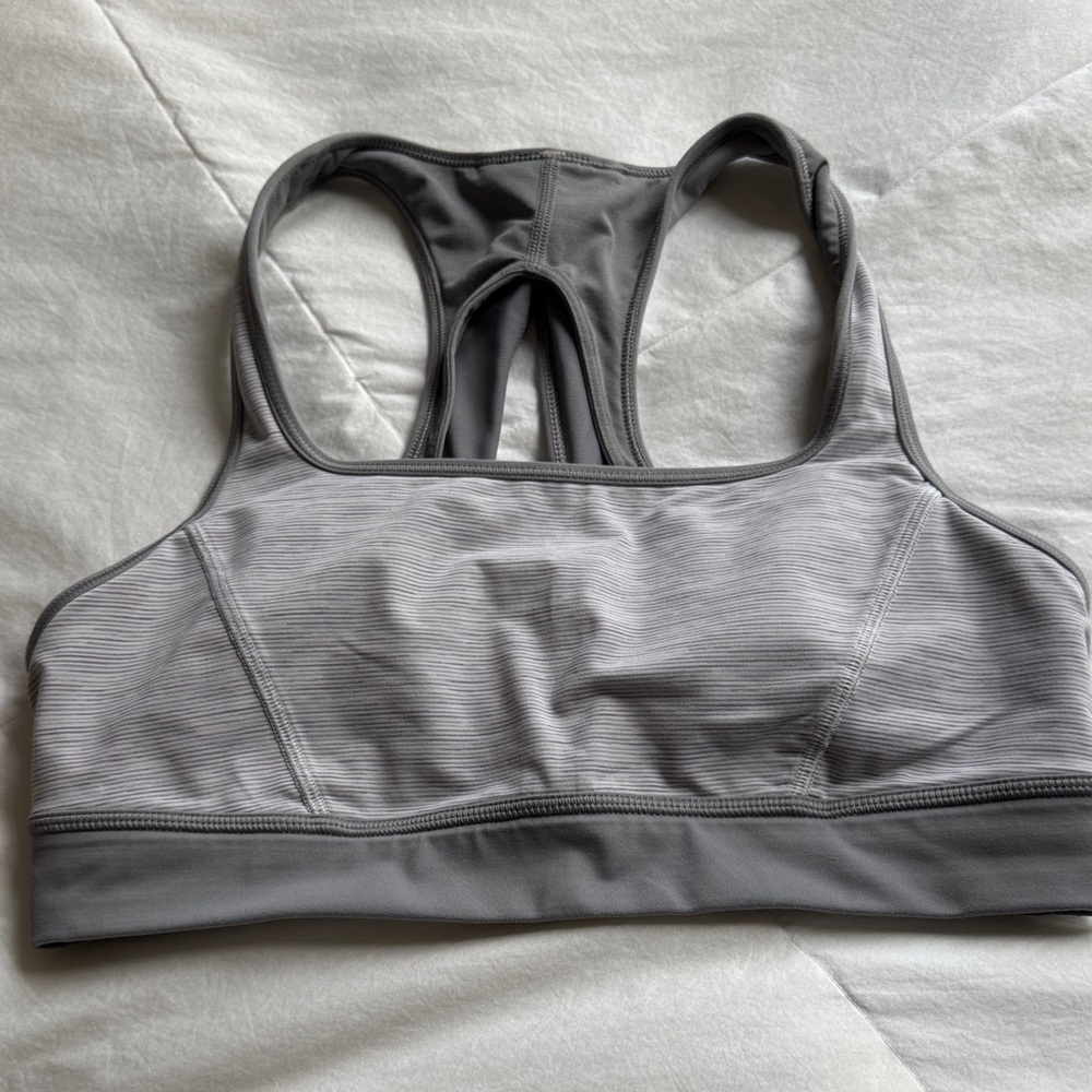 Lululemon Gray Sports Bra
